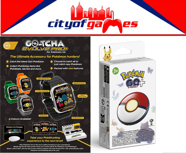 GO-TCHA GOTCHA Evolve Pro + & Pokemon GO Plus + For Pokemon