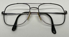 Vintage Aviator/Pilot Eyeglasses, Barry Ooppus, 140 mm, Grey, Frames Only