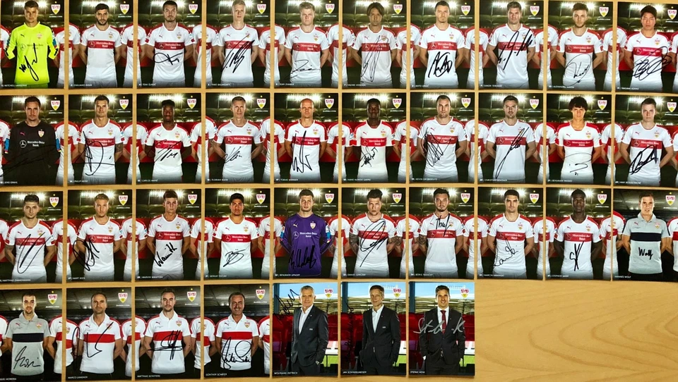 VfB Stuttgart Autogrammkarte 2016-17 original signiert 1 AK aussuchen