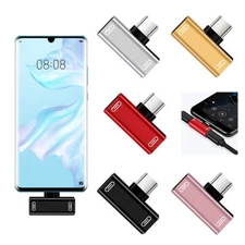 2 in 1 USB C Adapter Converter Type C Male to Dual End Female Splitter Data Sync