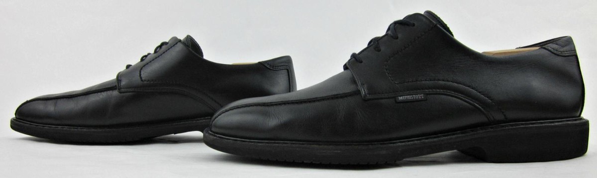 Mephisto Black Leather Bicycle Toe Laced Oxford size 12 Mephisto Shoes Mens 13 Bicycle Toe Dress Lace Up Oxford  main image 3