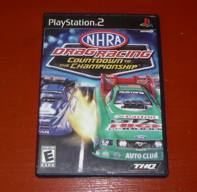 NHRA Drag Racing Countdown to the Championship (Sony PlayStation 2, 2007 PS2)