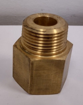 Brass Straight Adapter 3/4'' NPT Female x 3/4'' BSPT Male 