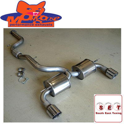 Mongoose Ford Focus ST MK2 Abschnitt 59 Ab-Kat-Auspuff 3''