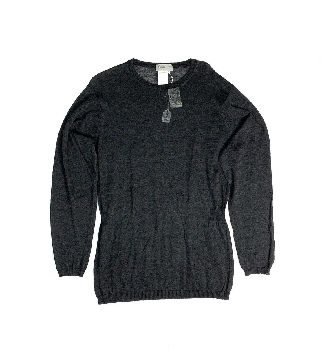 Yohji Yamamoto Black Crew Neck Sweaters for Men for sale | eBay