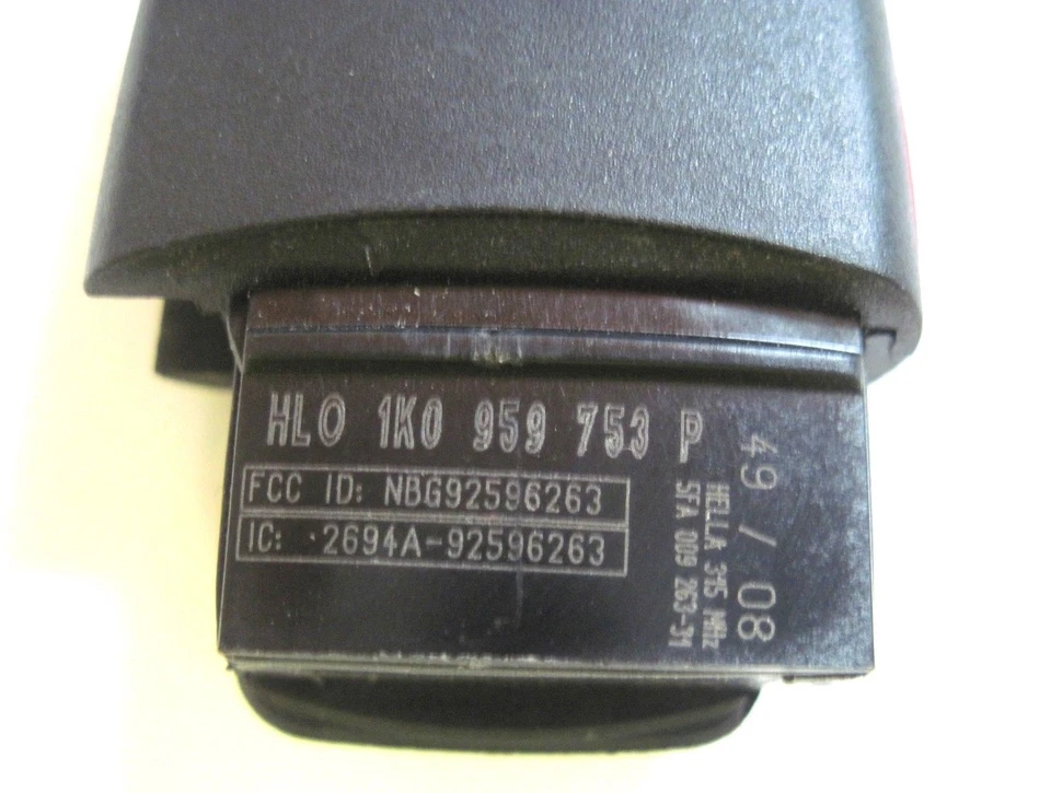 Mando a distancia de entrada sin llave VW 753P R 32 transmisor llavero controlador de alarma llavero Foto 2 de 3