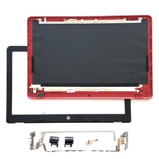 LCD Back Cover Red  Front Bezel  Hinges Cover  10Screws For HP 15BS 15-BS