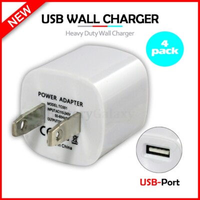 4X USB Wall Cube FAST Rapid Charger for Google Pixel 9/9 Pro/9 Pro XL/9 Pro Fold