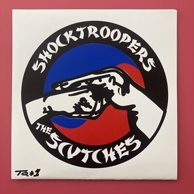 Scutches / Shocktroopers    Bow To Your #!@*% Sensai! Split 7'' 45 Pop punk Vinyl