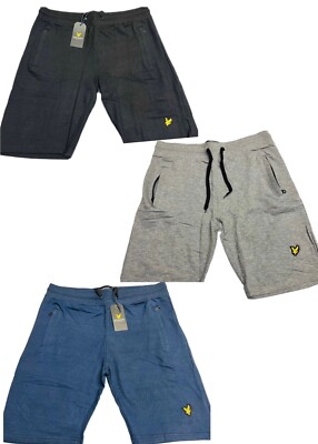 LYLE AND SCOTT TWO SIDE ZIP POCKETS BRAND NEW CLASSIC SWEAT SHORTS