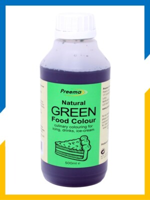 Grün Rot & Gelb Färbung zum Basteln und Spielen 6 x 500 ml.