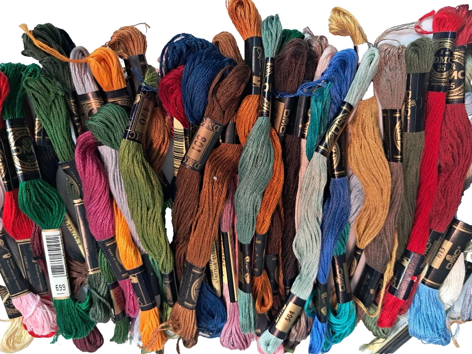 DMC Floss Lot Embroidery Thread 57 Skeins NEW Assorted Colors - Image 4 of 4