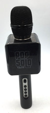 Pop Solo LED Karaoke BLACK Microphone ONLY No Cables