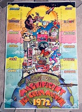 Bresler's 33 Flavors Ice Cream 1972 Calendar Poster Magnificent Machine Vintage