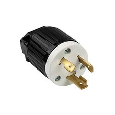 Locking Plug Connector for Generator, Twist Lock Male Plug, 30 1 NEMA L6-30P