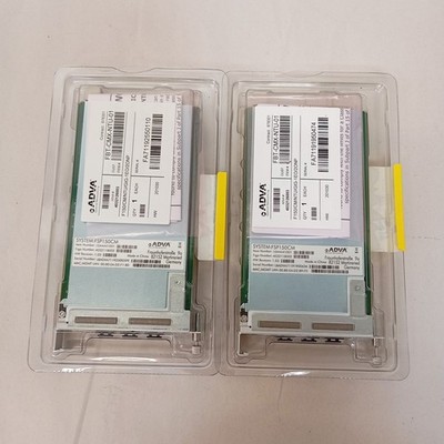 2x ADVA FSP150CM NTU Modul FBT-CMX-NTU-01 Telekom Ethernet Karte NEU