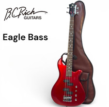 BC Rich Eagle Electric Bass Guitar with Hard Case