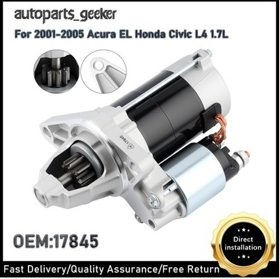 Manual Starter For 2001-2005 Honda Civic 1.7L 2001-2005 Acura EL 1.7L OEM 17845