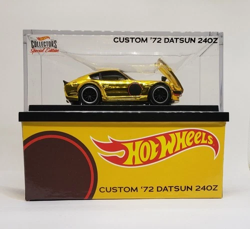 Hot Wheels RLC Custom '72 DATSUN 240Z Acrylic Case Red Line Club Exclusive