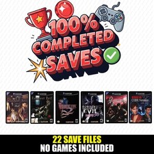 Resident Evil 0 1 2 3 4 100 Unlocked Memory Card GameCube Nintendo Wii