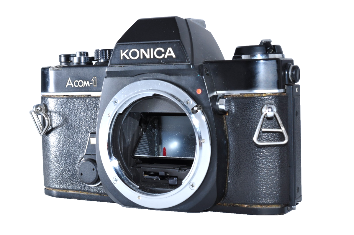 Konica Acom-1 35mm Film SLR Camera Body Only Meter Working