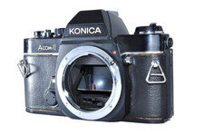 Konica Acom-1 35mm Film SLR Camera Body Only Meter Working Exc From Japan