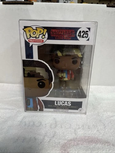 FUNKO POP! Television Stranger Things Lucas # 425 Vinyl Figure + Protector