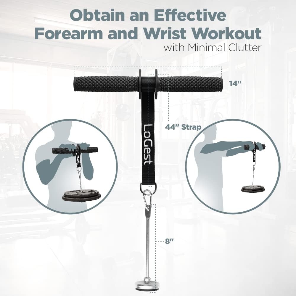 LoGest Forearm Blaster - Forearm Wrist Roller - Training Forearm Workout Equi...