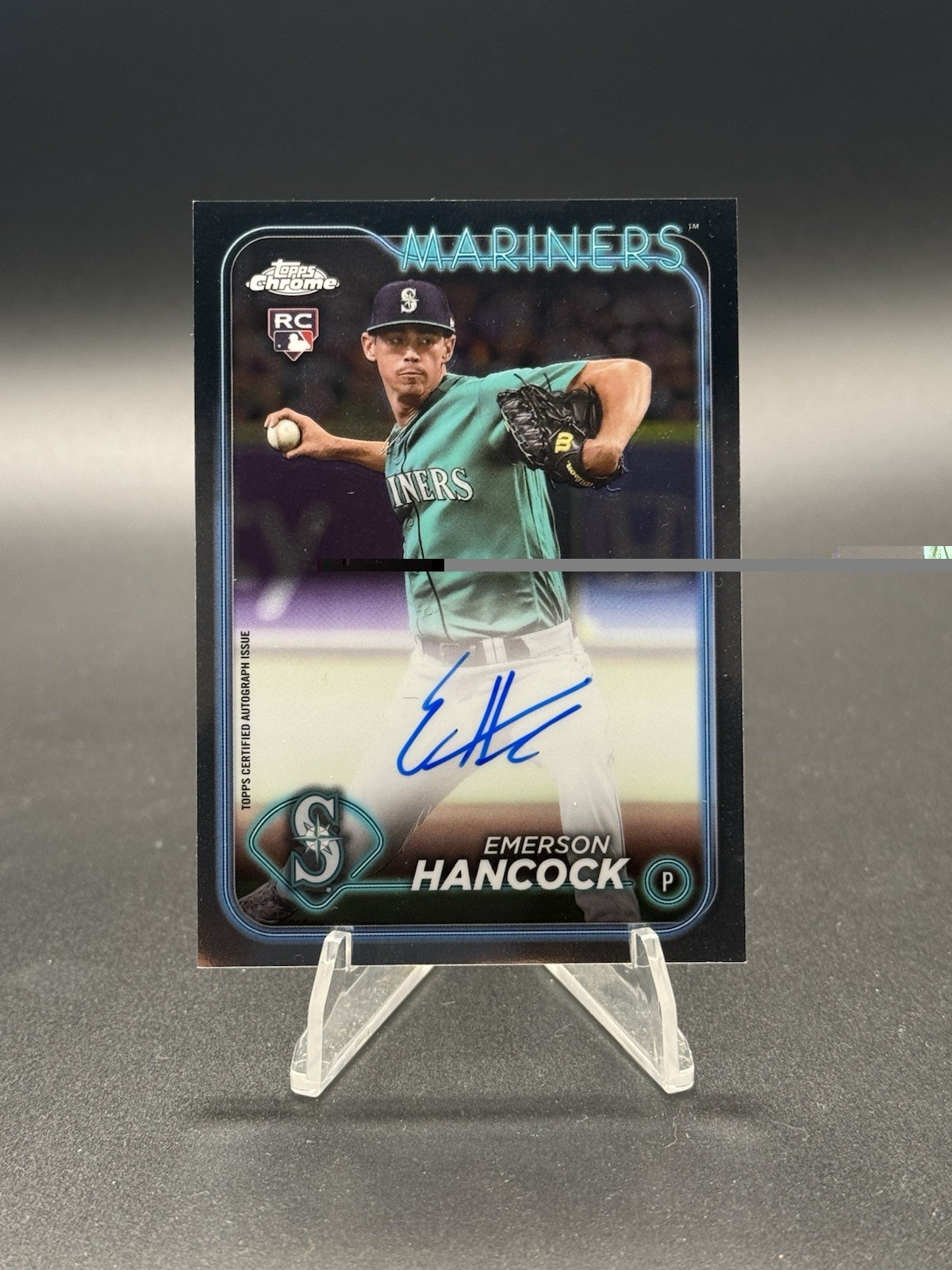 2024 Topps Chrome - Rookie Autographs Emerson Hancock #RA-EH (AU, RC)
