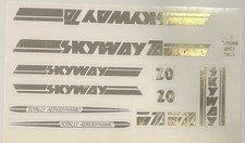 SKYWAY bmx decals