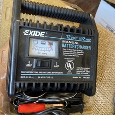 Exide 12v 62 Amp Manual Battery Charger 7001207 Car Camper Boat Exide 12v 62 Amp Manual Battery Charger 7001207 Car Camper Boat