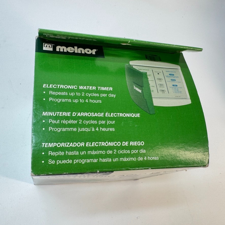 Melnor 3000 Electronic Aqua Timer New In Original Box 2 Cycles Per Day NIB