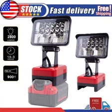 Upgraded LED Work Light Portable LED Flood Lights For Craftsman V20 20V Battery