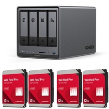 UGREEN NASync DXP4800 Plus 4-Bay NAS with 12TB HDD