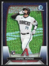 Gabriel Moreno 2023 Bowman Chrome Mega Box Mojo Navy RC /175 #69 Arizona