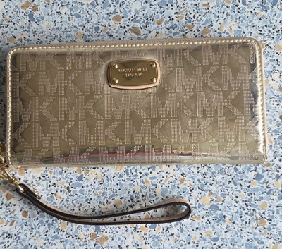 Geldbörse Michael Kors ''Jet Set Metallic Wristlet Wallet''