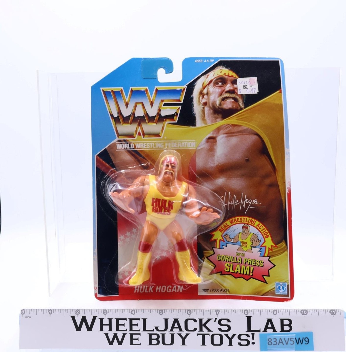 WWF HULK HOGAN フィギュア HULK HOGAN WWF WRESTLING SUPERSTARS VINTAGE 1984 LJN 8 in