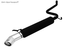 Ulter Sportauspuff Fiat SEICENTO 98- 95x65mm oval eingerollt gerade