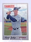 2019 Topps Heritage Aaron Judge 1970 Topps Cloth Stickers 1 Of 15 NMMT Yankees