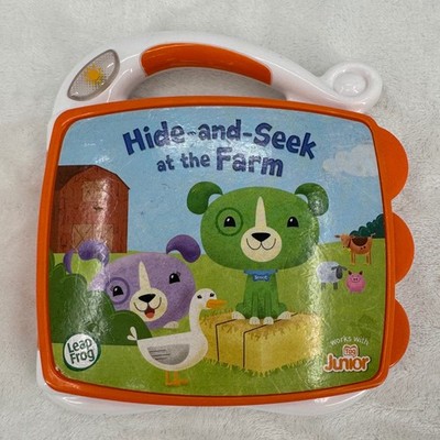 Kids LeapFrog Hide-and-Seek at the Farm Interactive Electronic Learning Book Tag
