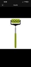 Extendable Body Massage Roller Stick, Manual, Green/Black/Silver, Back/Legs/Neck