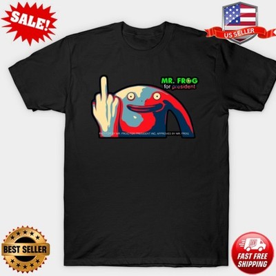 Mr. Frog For Prez T-Shirt Mr Frog For President Smiling Friends T-Shirt S-5XL