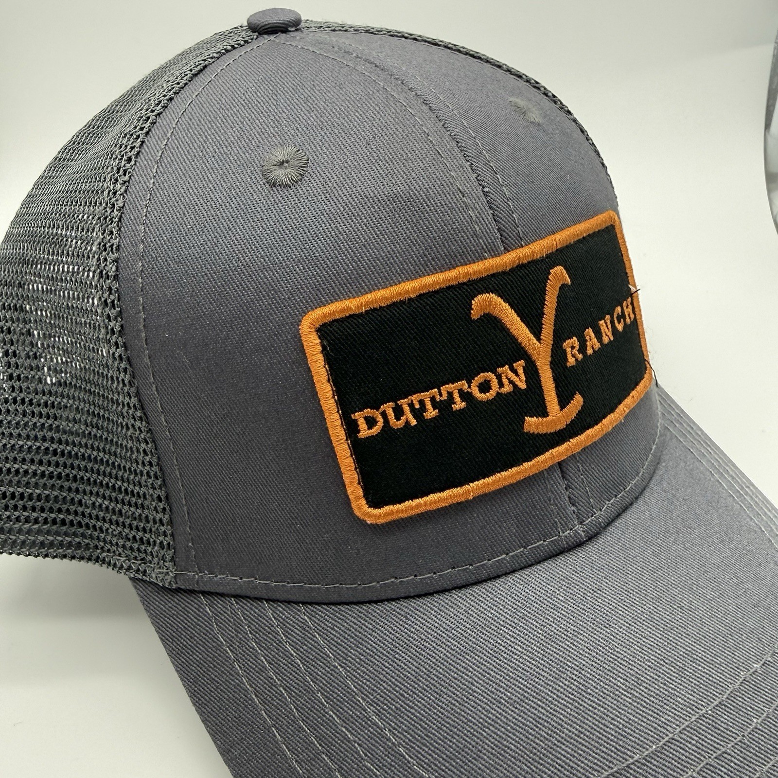 Yellowstone Dutton Ranch Hat Cap Snapback Gray Me… - image 4
