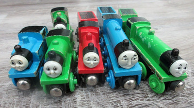 Thomas & Friends Wooden Railway Vintage Train Lot Henry Gordon James Percy 1990s