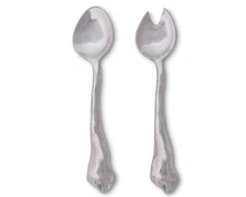 Modern Aluminum Salad Serving Spoon and Salad Serving Fork, Salad Servers Set...