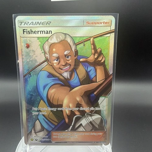 The Pokémon Company 2019 Hidden Fates Shiny Vault Fisherman Holo SV83/SV94 EN