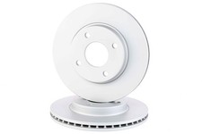 2x BOSCH Disque de frein Avant pour FORD Fiesta Mk5 3/5 portes 258mm