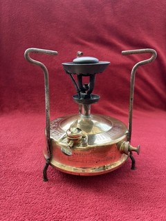 Vintage Primus No10 Brass Paraffin camping stove Made in Sweden