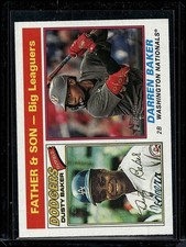 2025 Topps Heritage #70 Dusty Baker / Darren Baker