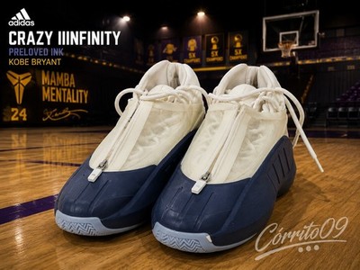 adidas Crazy IIInfinity Mamba Mentality Kobe Bryant Basketball Shoes Blue/White